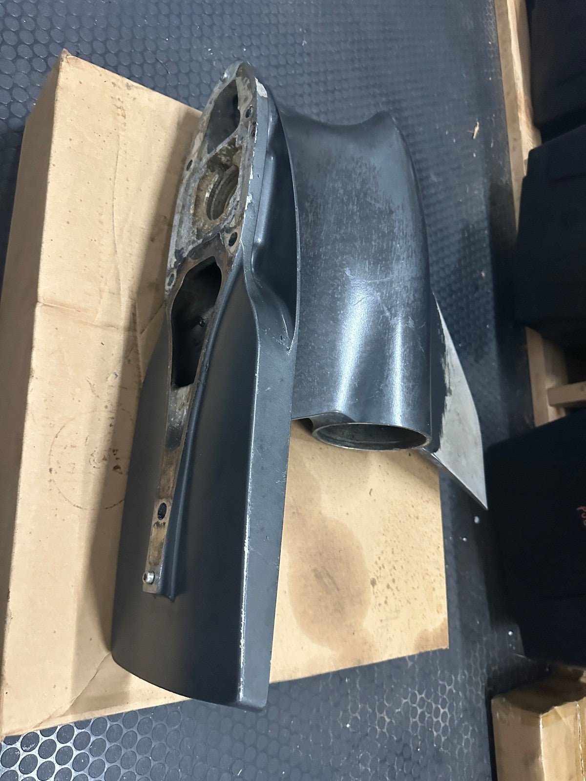 Mercury 450r Lower Unit Gearcase with swept skeg - Fishhawk MarineeBay Motors:Parts & Accessories:Boat Parts:Sterndrive Motors & Components:Other