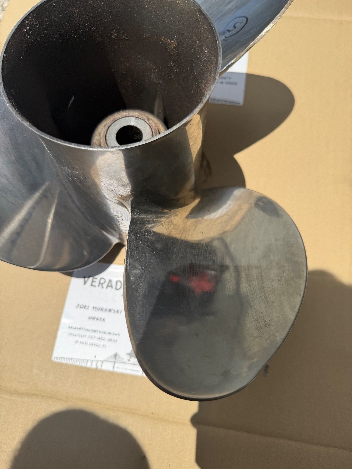 Mercury Marine 3 x 14.5 x 17P LH, Enertia Stainless Steel Propeller - Fishhawk MarineeBay Motors:Parts & Accessories:Boat Parts:Propellers
