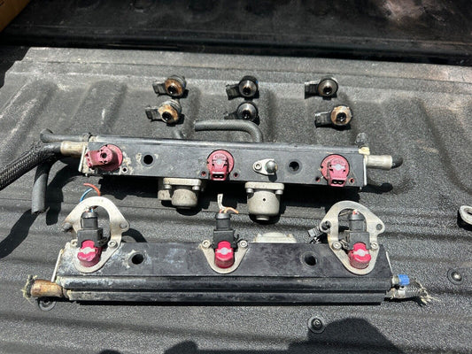 Mercury Optimax 225 HP 3.0 L Outboard Fuel Rail With Injectors 859520 884429 - 1 - Fishhawk MarineeBay Motors:Parts & Accessories:Boat Parts:Outboard Engines & Components:Other