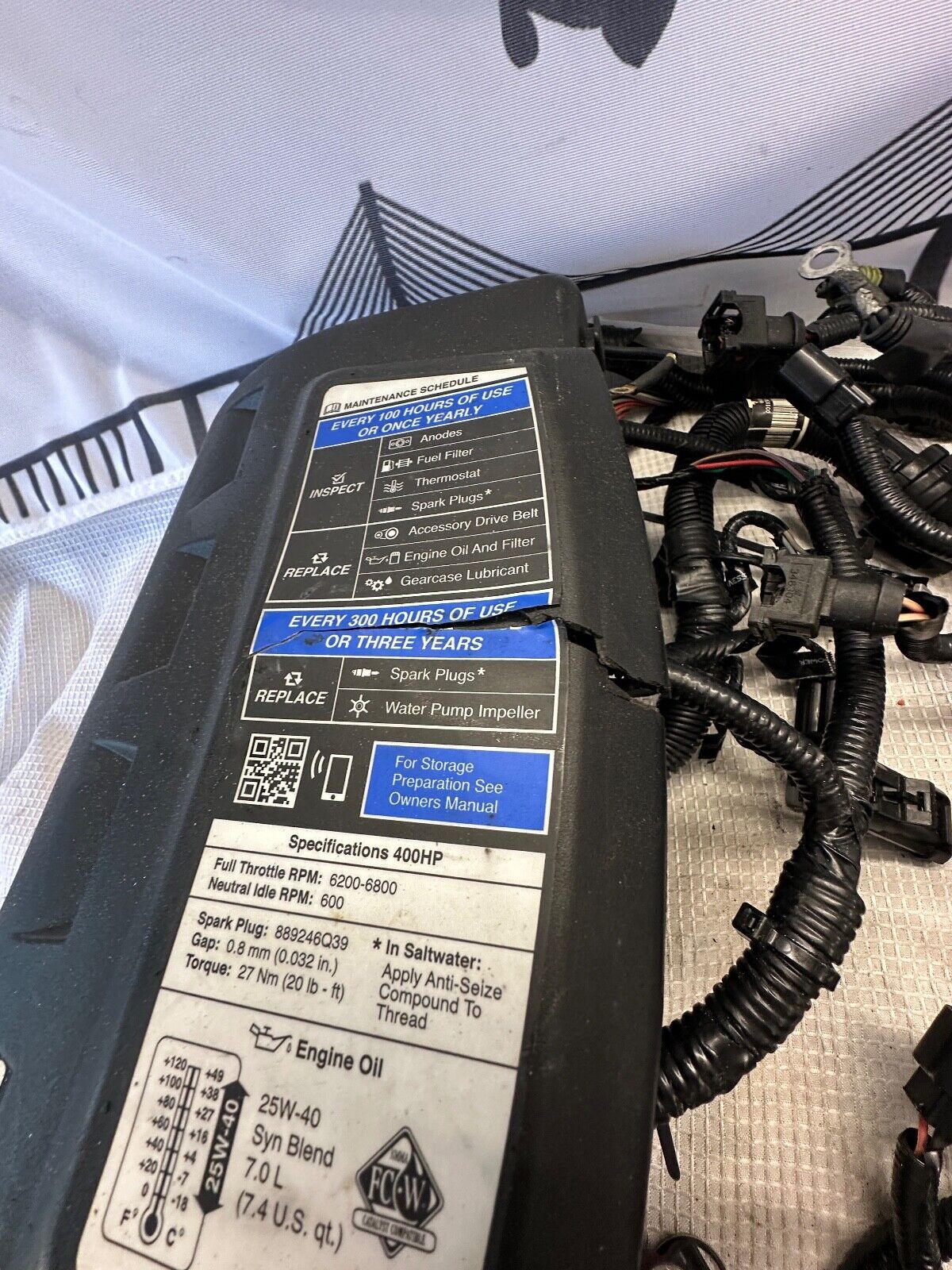 Mercury Outboard 350 400 400r 300 Pro Verado Wire Harness Electrical 8M00044581 - Fishhawk MarineeBay Motors:Parts & Accessories:Boat Parts:Outboard Engines & Components:Electrical Systems