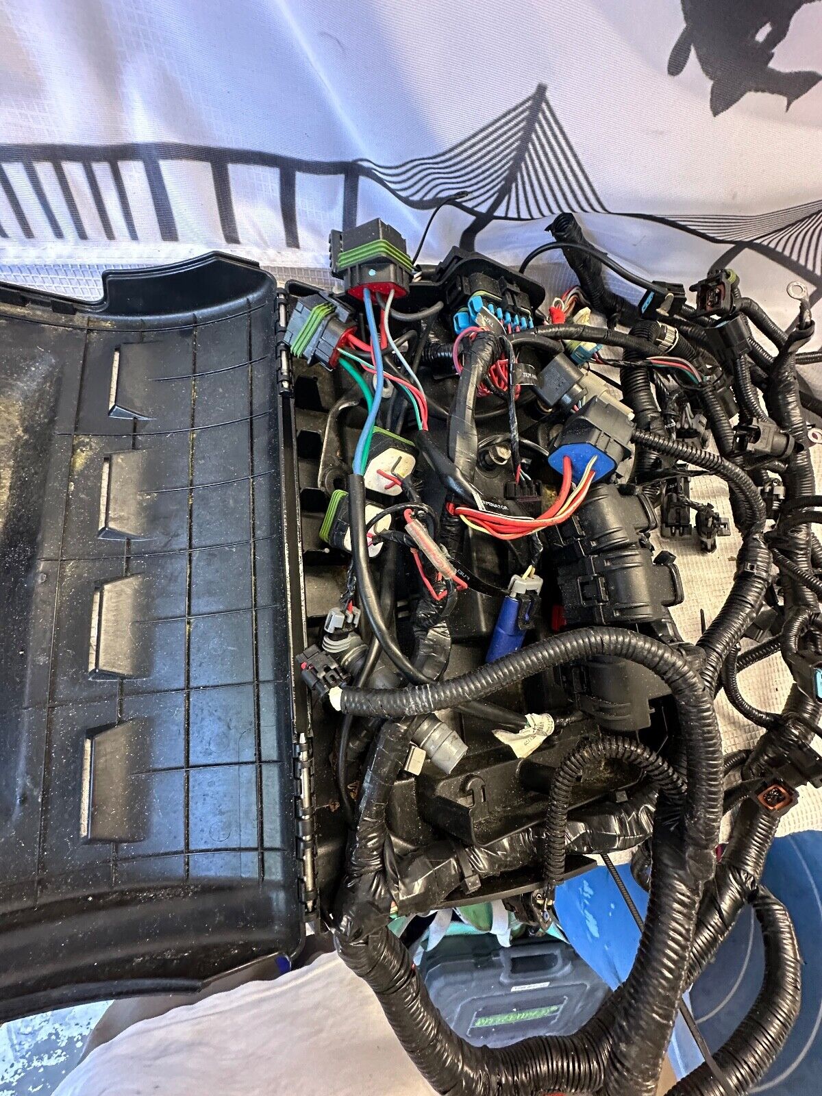 Mercury Outboard 350 400 400r 300 Pro Verado Wire Harness Electrical 8M00044581 - Fishhawk MarineeBay Motors:Parts & Accessories:Boat Parts:Outboard Engines & Components:Electrical Systems