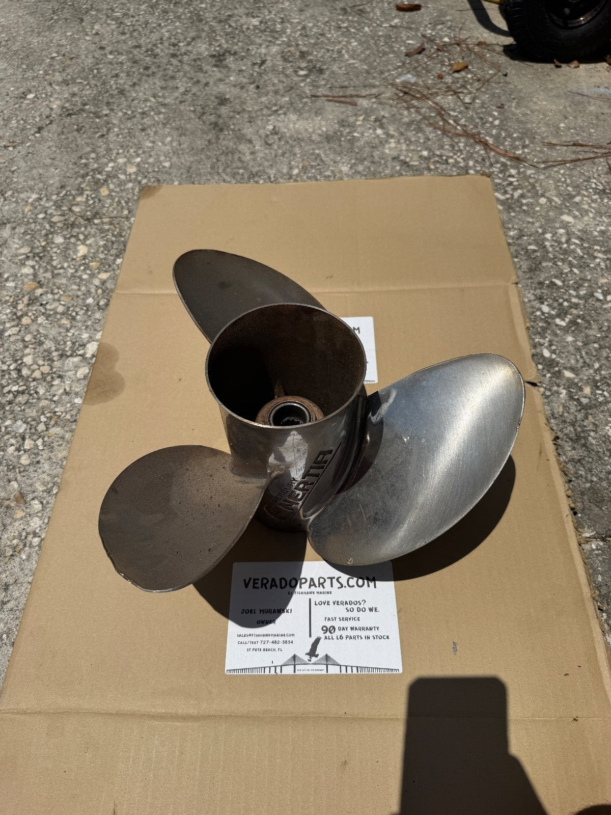 Mercury Outboard Enertia 14.7 x 16 Right Hand Propeller 16P - Fishhawk MarineeBay Motors:Parts & Accessories:Boat Parts:Propellers