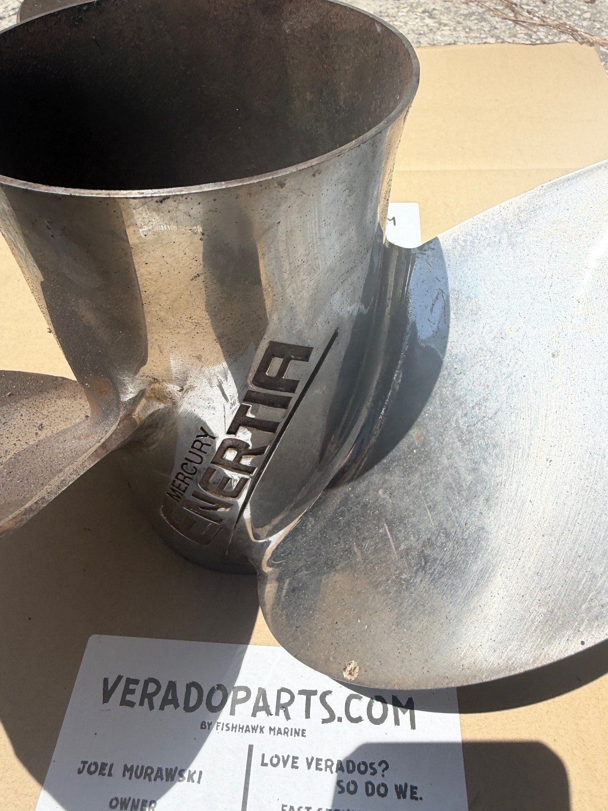 Mercury Outboard Enertia 14.7 x 16 Right Hand Propeller 16P - Fishhawk MarineeBay Motors:Parts & Accessories:Boat Parts:Propellers