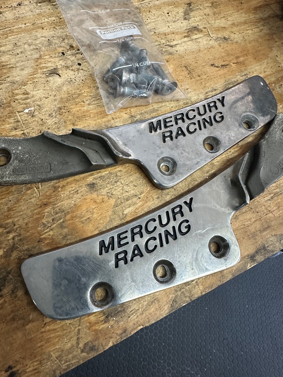 Mercury Racing Verado 350sci Trim guide plates - Stainless RARE! - Fishhawk MarineeBay Motors:Parts & Accessories:Boat Parts:Outboard Engines & Components:Intake & Fuel Systems