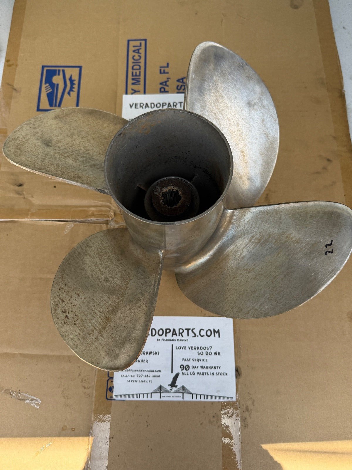 Mercury Rev 4, 4 x 14.6 x 15 RH Rotation Prop , Revolution 4 SS Propeller - Fishhawk MarineeBay Motors:Parts & Accessories:Boat Parts:Propellers