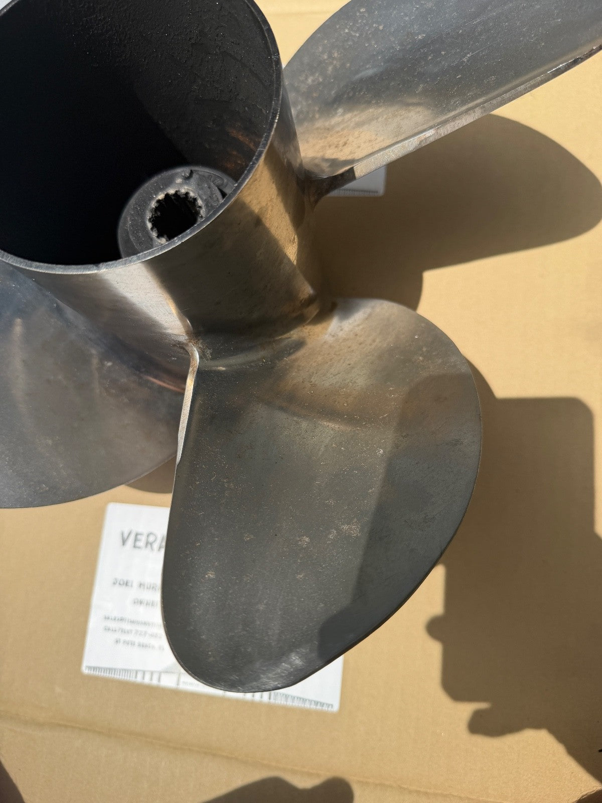 MERCURY REV 4 PROP LH Rotation 4 BLADE 14 5/8" X 17P , 48-857024A46 17P P10676 - Fishhawk MarineeBay Motors:Parts & Accessories:Boat Parts:Propellers