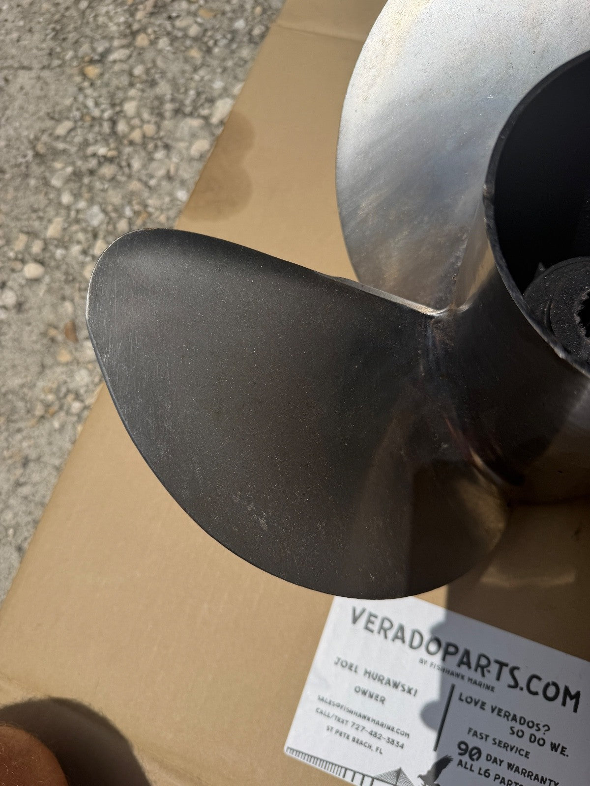 MERCURY REV 4 PROP LH Rotation 4 BLADE 14 5/8" X 17P , 48-857024A46 17P P10676 - Fishhawk MarineeBay Motors:Parts & Accessories:Boat Parts:Propellers