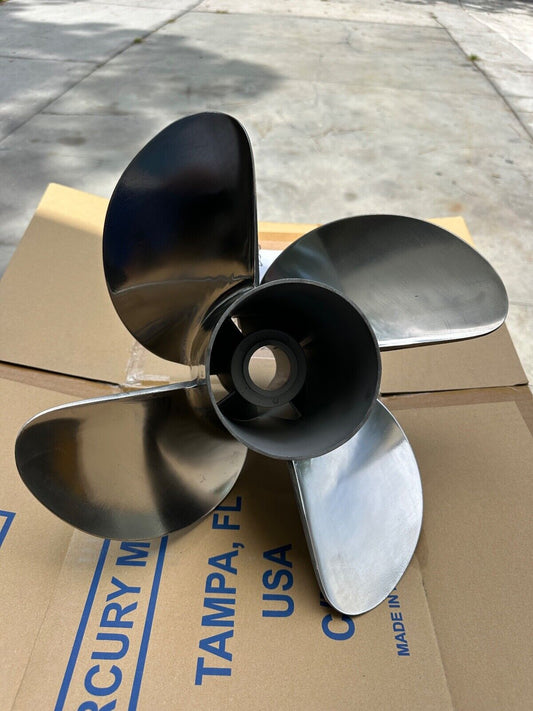 Mercury Revolution 4 (14.6" x 17") LH Propeller, 48 - 8M0151316 Rev 4 Prop - Fishhawk MarineeBay Motors:Parts & Accessories:Boat Parts:Propellers