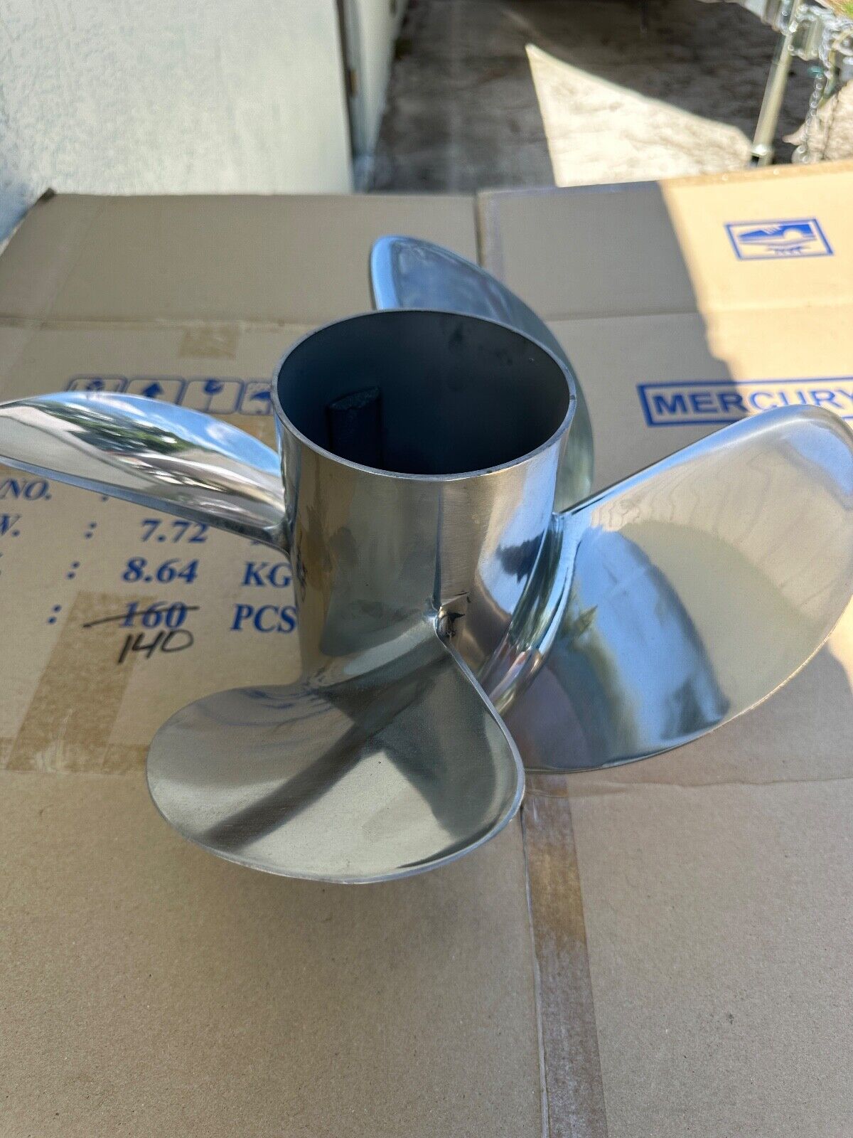 Mercury Revolution 4 (14.6" x 17") RH Propeller, 8M0127029 8M0127029 Rev 4 Prop - Fishhawk MarineeBay Motors:Parts & Accessories:Boat Parts:Propellers