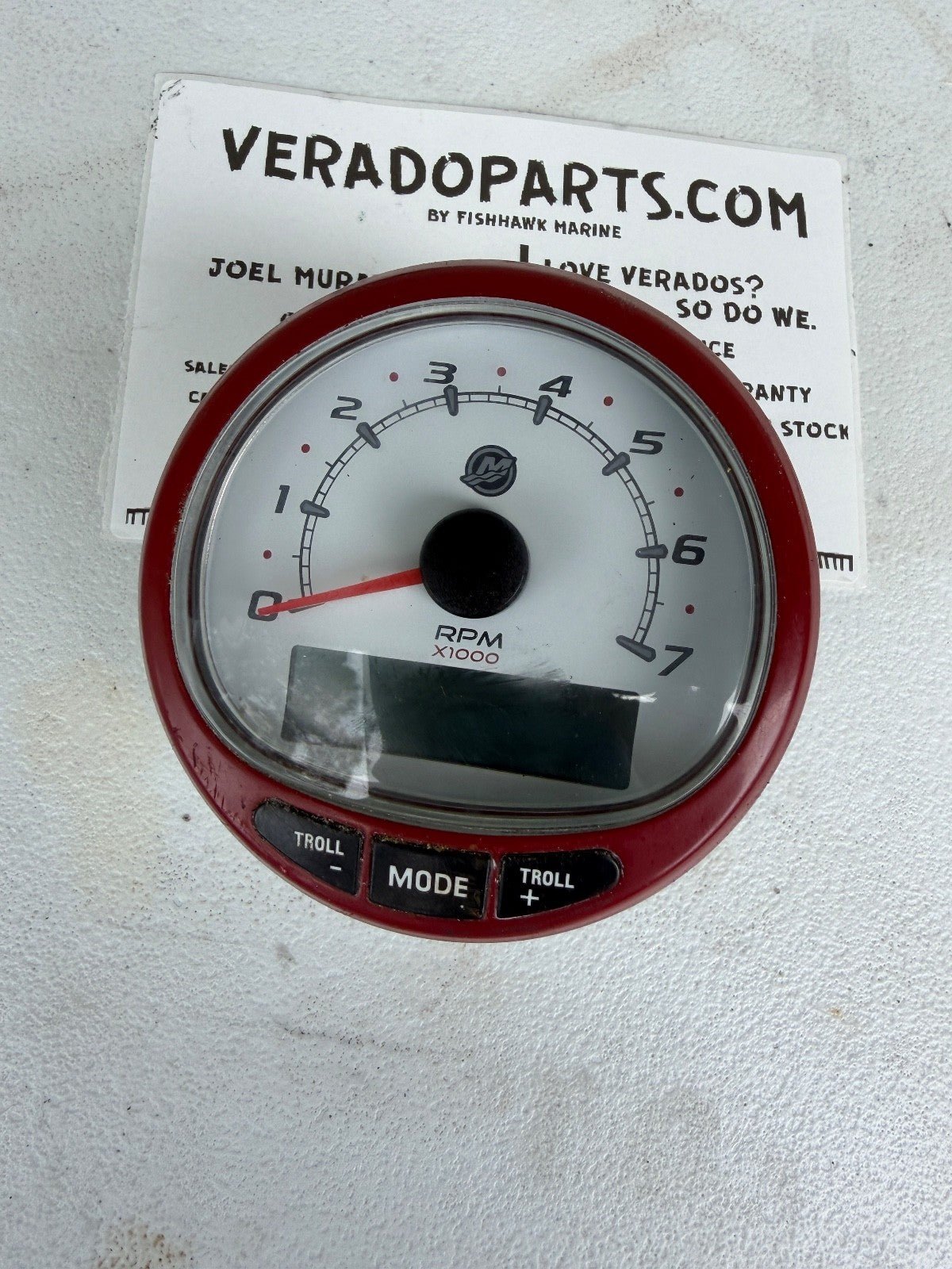 MERCURY SC1000 Smartcraft Tach Tachometer Gauge Red Trim - Fishhawk MarineeBay Motors:Parts & Accessories:Boat Parts:Outboard Engines & Components:Other