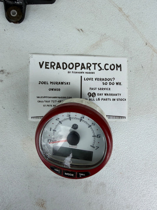 MERCURY SC1000 Smartcraft Tach Tachometer Gauge Red Trim - Fishhawk MarineeBay Motors:Parts & Accessories:Boat Parts:Outboard Engines & Components:Other