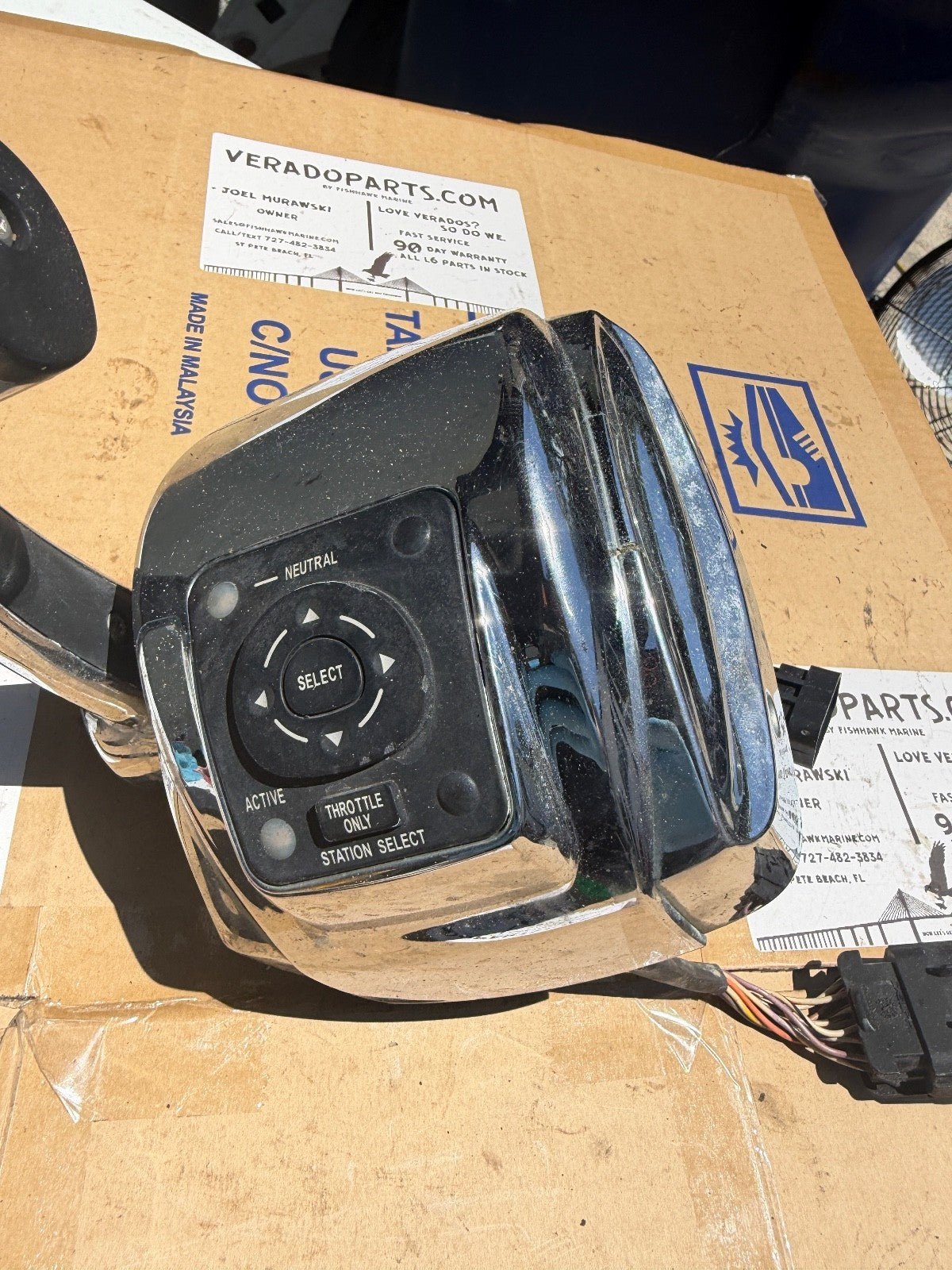 Mercury Single Binnacle DTS Sim ERC Smartcraft Verado Controls Shifter - Fishhawk MarineeBay Motors:Parts & Accessories:Boat Parts:Other