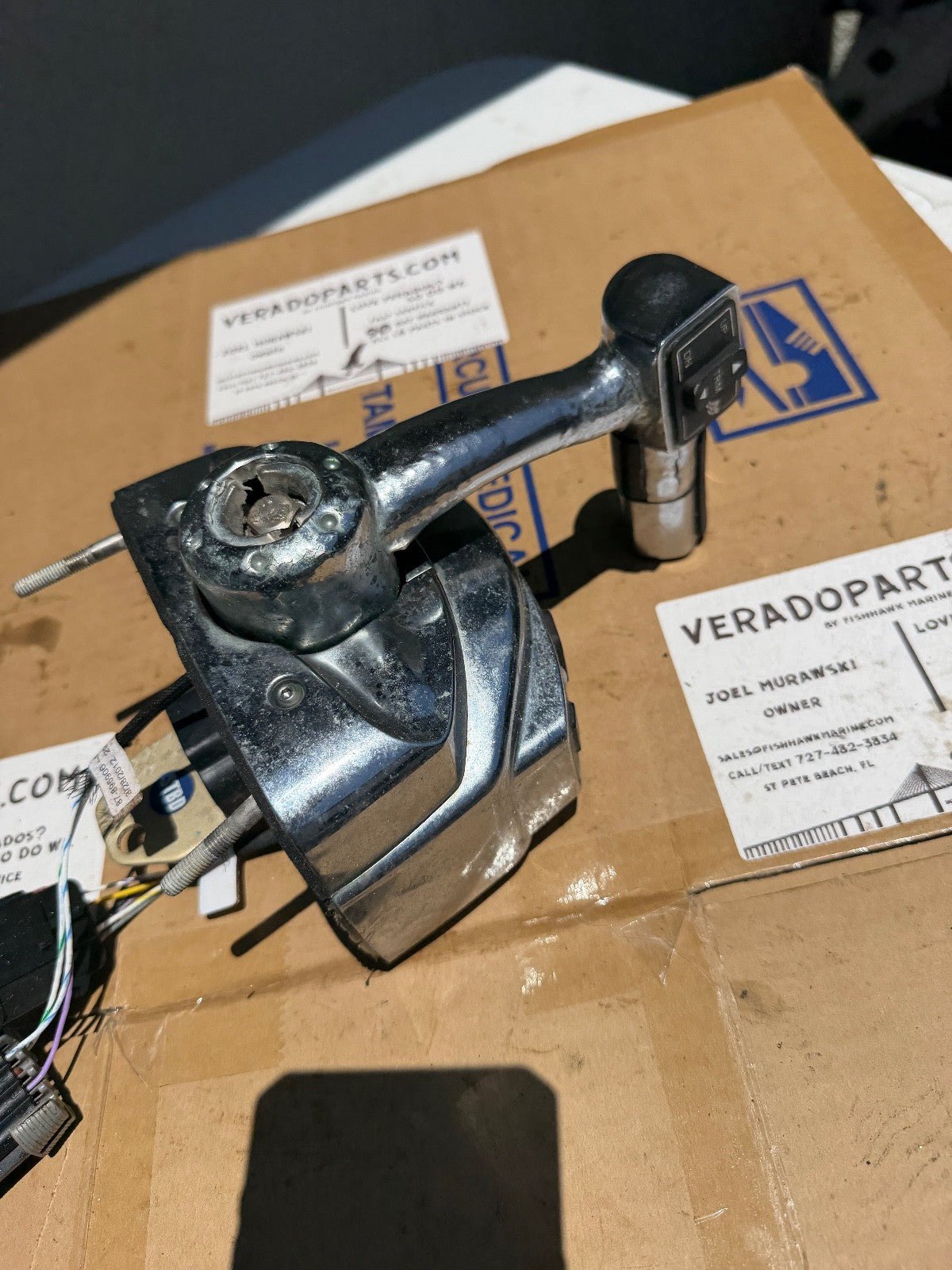 Mercury Single Binnacle DTS Sim ERC Smartcraft Verado Controls Shifter - Fishhawk MarineeBay Motors:Parts & Accessories:Boat Parts:Other