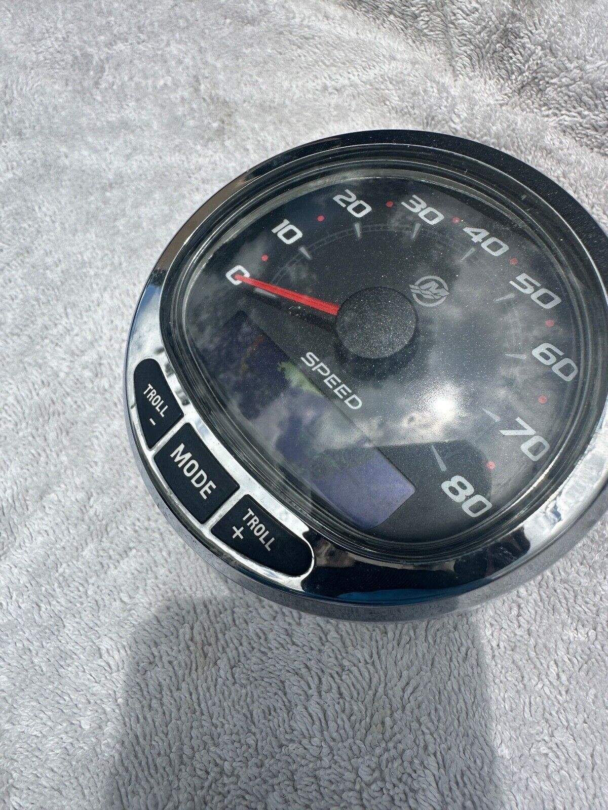 Mercury SmartCraft SC1000 Speedometer Black/Chrome SS: 8M6003254 BAD LCD - Fishhawk MarineeBay Motors:Parts & Accessories:Boat Parts:Outboard Engines & Components:Other