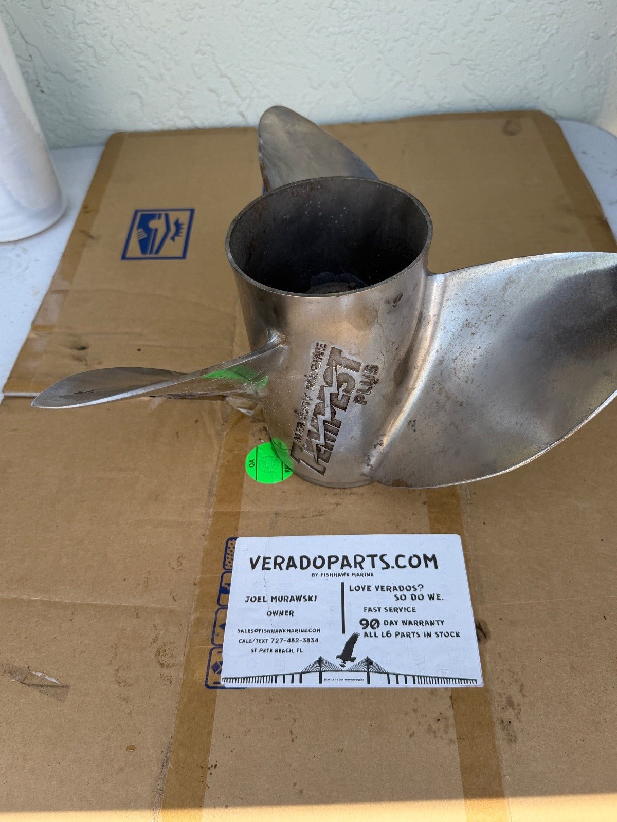 Mercury Tempest Plus Boat Propeller 25 Pitch 48-825866 RH Rotation - Fishhawk MarineeBay Motors:Parts & Accessories:Boat Parts:Propellers