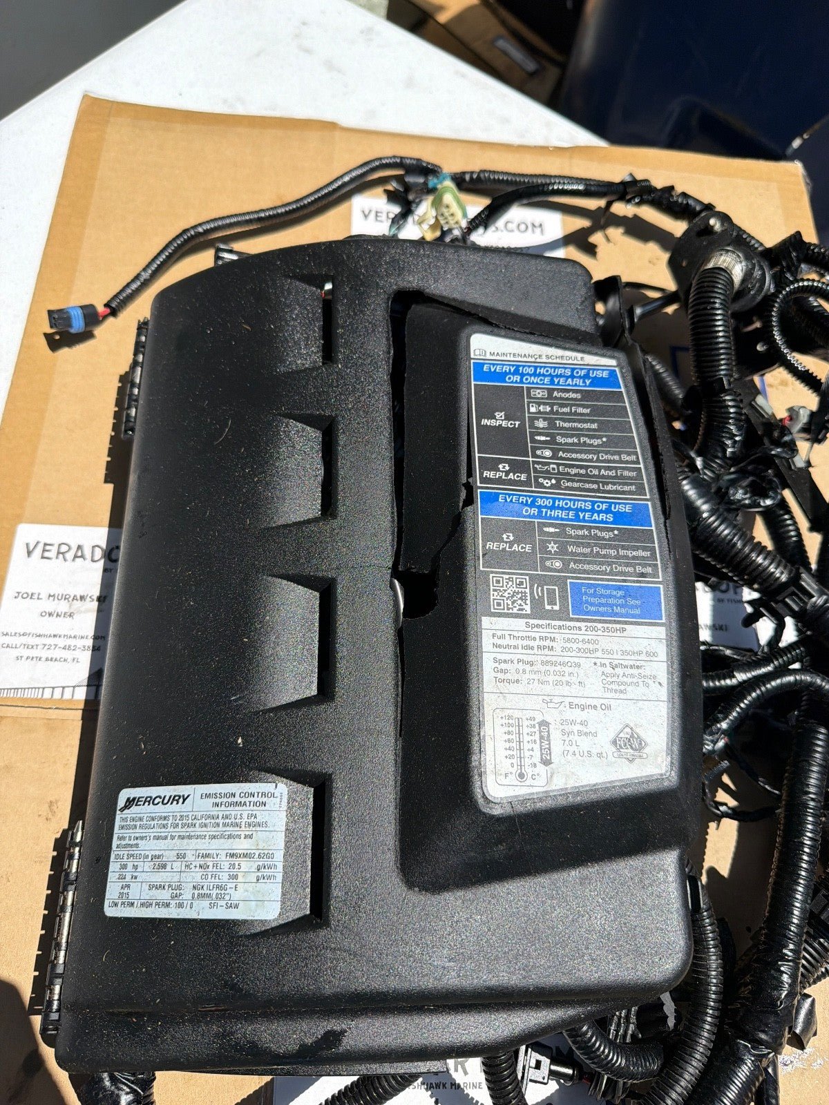 Mercury Verado 2015+ 200 - 400 HP L6 Engine Wire Wiring Harness - Fishhawk MarineeBay Motors:Parts & Accessories:Boat Parts:Outboard Engines & Components:Electrical Systems