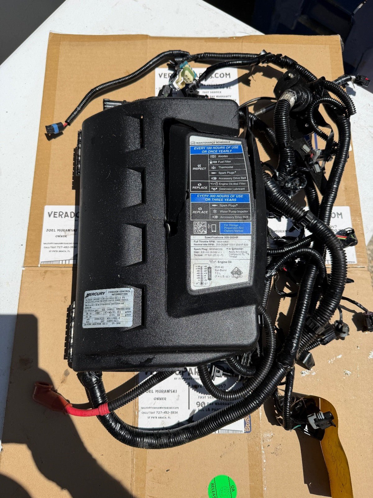 Mercury Verado 2015+ 200 - 400 HP L6 Engine Wire Wiring Harness - Fishhawk MarineeBay Motors:Parts & Accessories:Boat Parts:Outboard Engines & Components:Electrical Systems