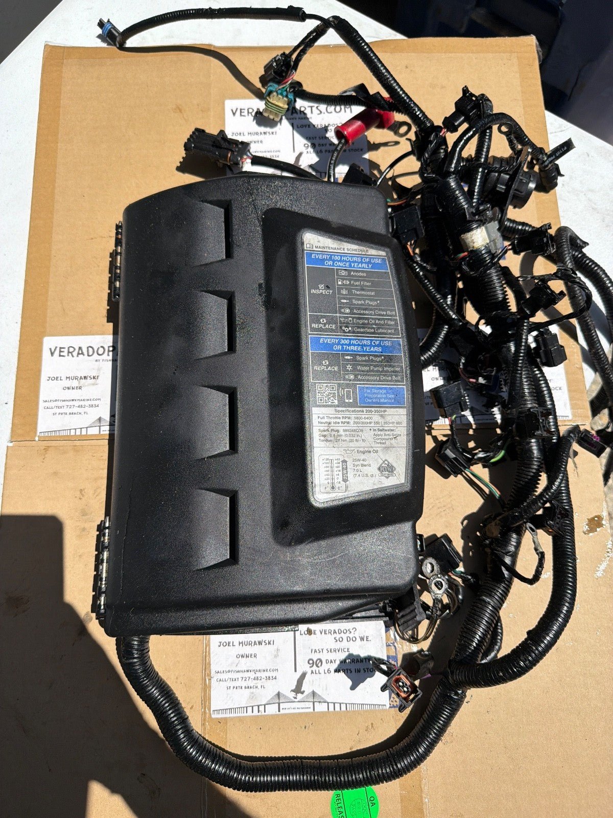 Mercury Verado 2015+ 200 - 400 HP L6 Engine Wire Wiring Harness - Fishhawk MarineeBay Motors:Parts & Accessories:Boat Parts:Outboard Engines & Components:Electrical Systems