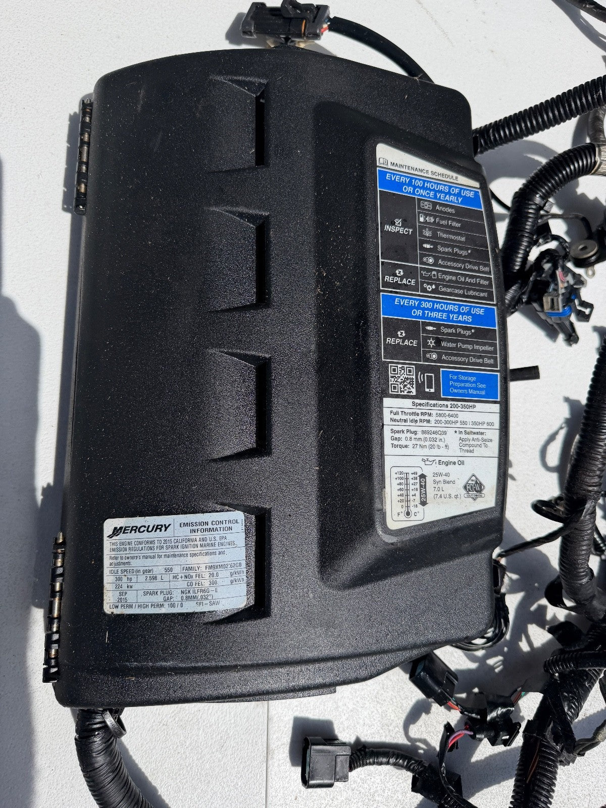 Mercury Verado 2015+ 200 - 400 HP L6 Engine Wire Wiring Harness - Fishhawk MarineeBay Motors:Parts & Accessories:Boat Parts:Outboard Engines & Components:Electrical Systems