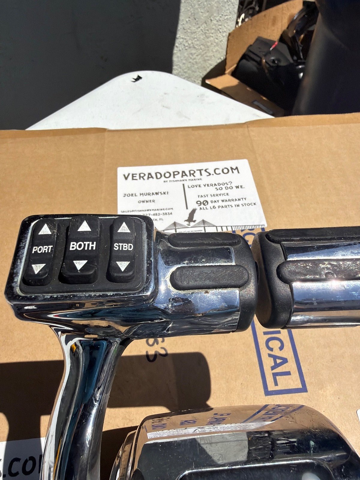 Mercury Verado Dual Console Binnacle DTS Twin Shifter 877736A1 - Fishhawk MarineeBay Motors:Parts & Accessories:Boat Parts:Other