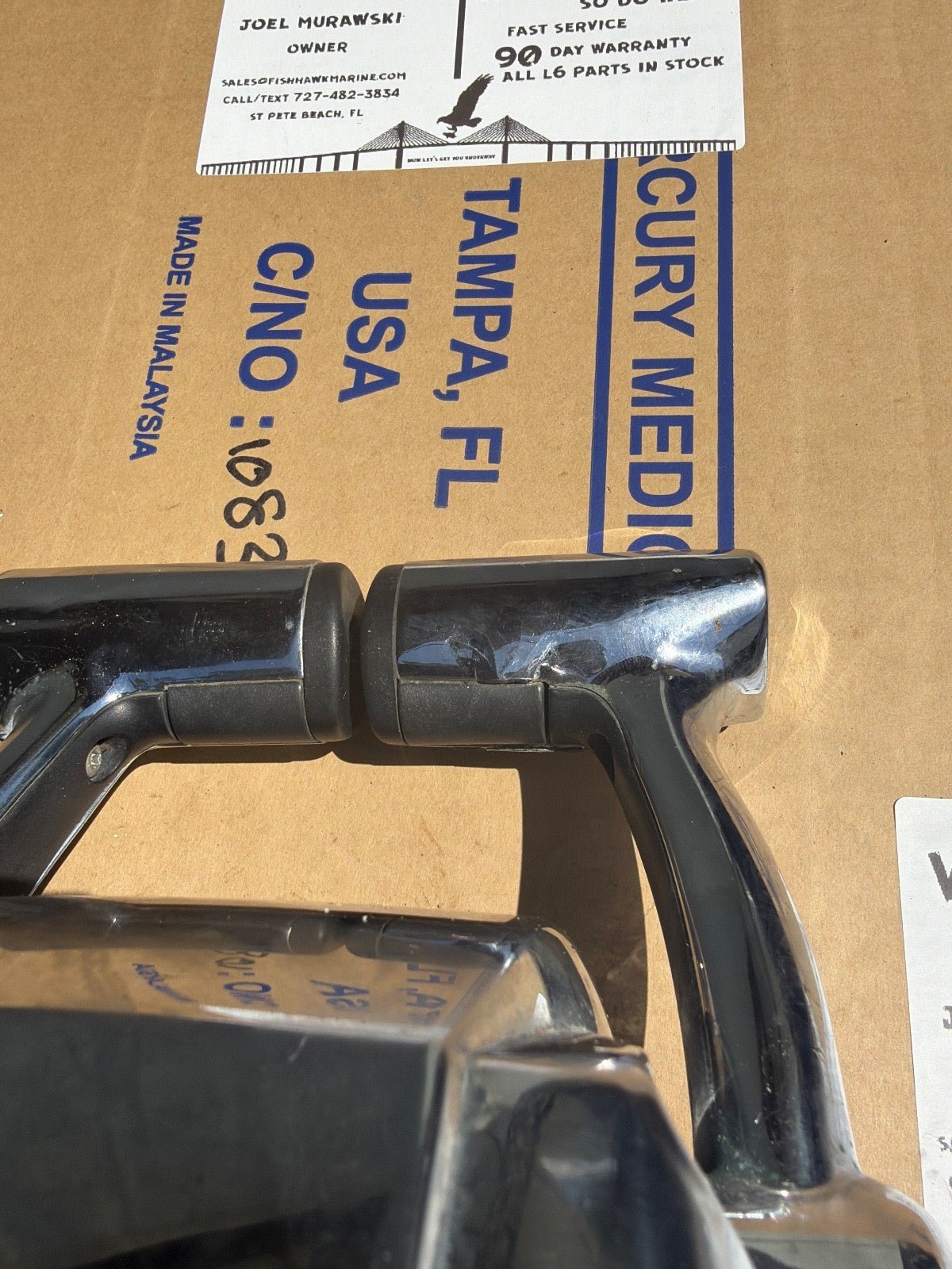 Mercury Verado Dual Console Binnacle DTS Twin Shifter 877736A1 - Fishhawk MarineeBay Motors:Parts & Accessories:Boat Parts:Other