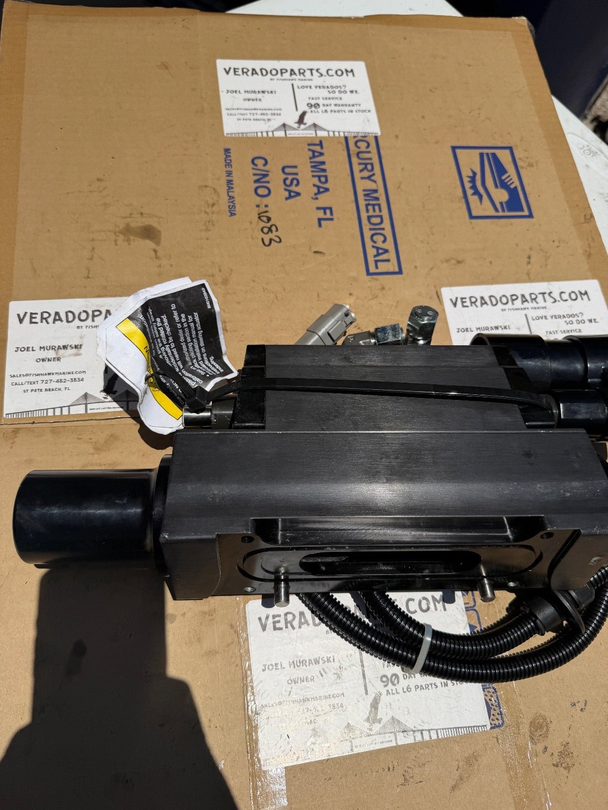 Mercury Verado Electric Steering Actuator 8M0116808 JPO Joystick 8M0116807 - Fishhawk MarineeBay Motors:Parts & Accessories:Boat Parts:Controls & Steering