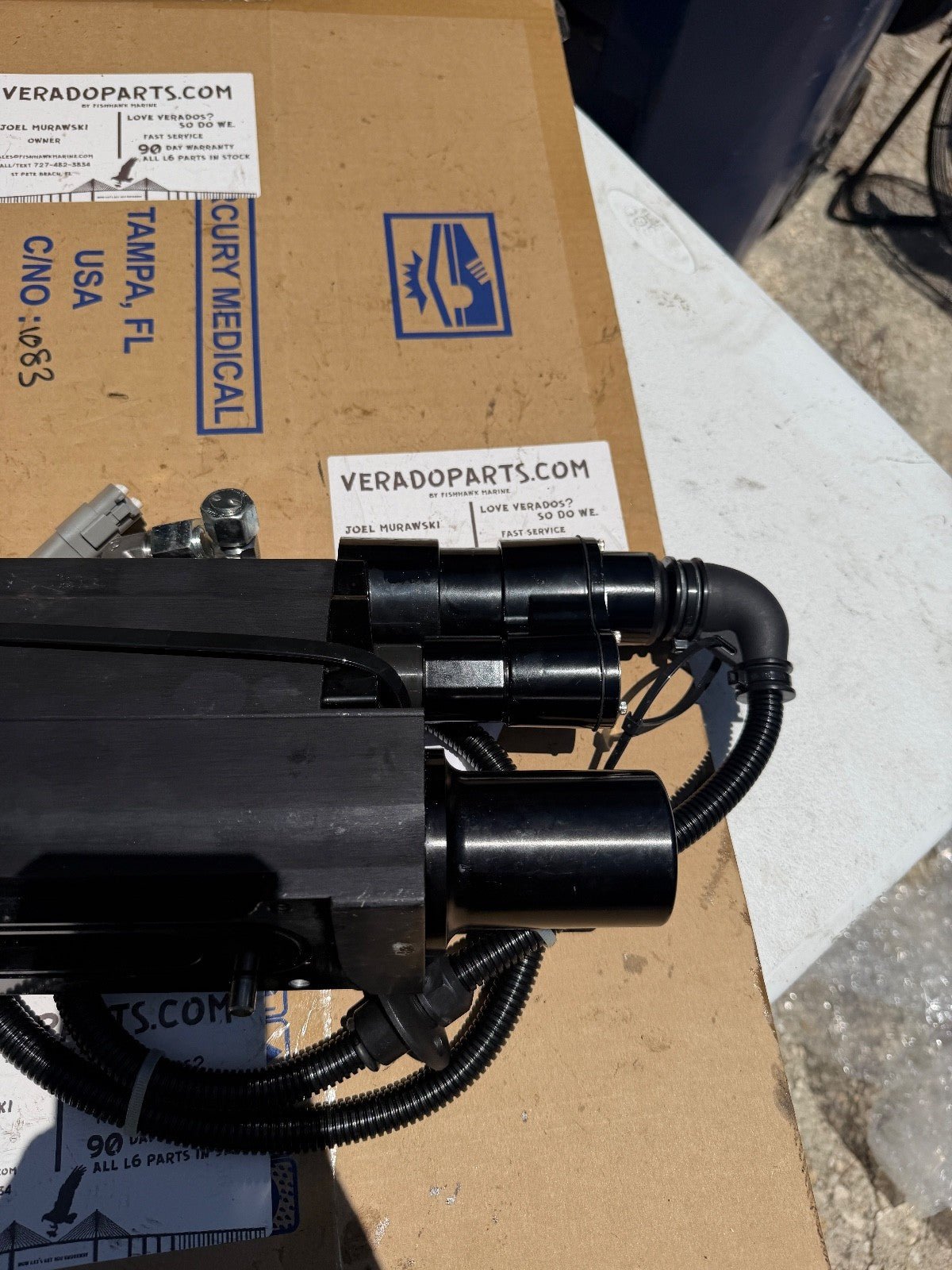 Mercury Verado Electric Steering Actuator 8M0116808 JPO Joystick 8M0116807 - Fishhawk MarineeBay Motors:Parts & Accessories:Boat Parts:Controls & Steering