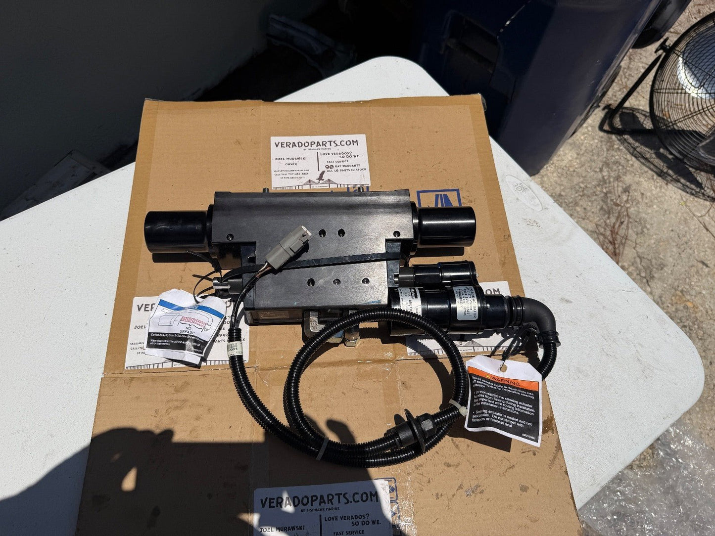 Mercury Verado Electric Steering Actuator 8M0116808 JPO Joystick 8M0116807 - Fishhawk MarineeBay Motors:Parts & Accessories:Boat Parts:Controls & Steering