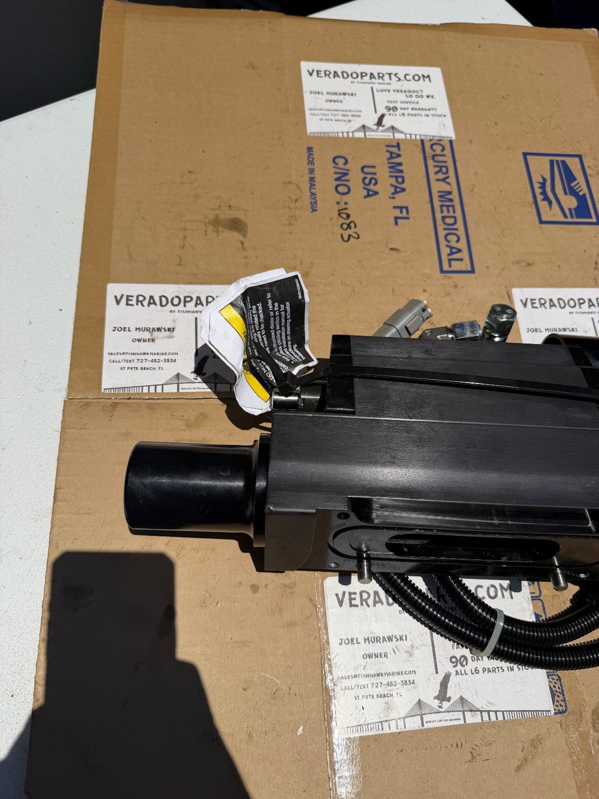 Mercury Verado Electric Steering Actuator 8M0116808 JPO Joystick 8M0116807 - Fishhawk MarineeBay Motors:Parts & Accessories:Boat Parts:Controls & Steering