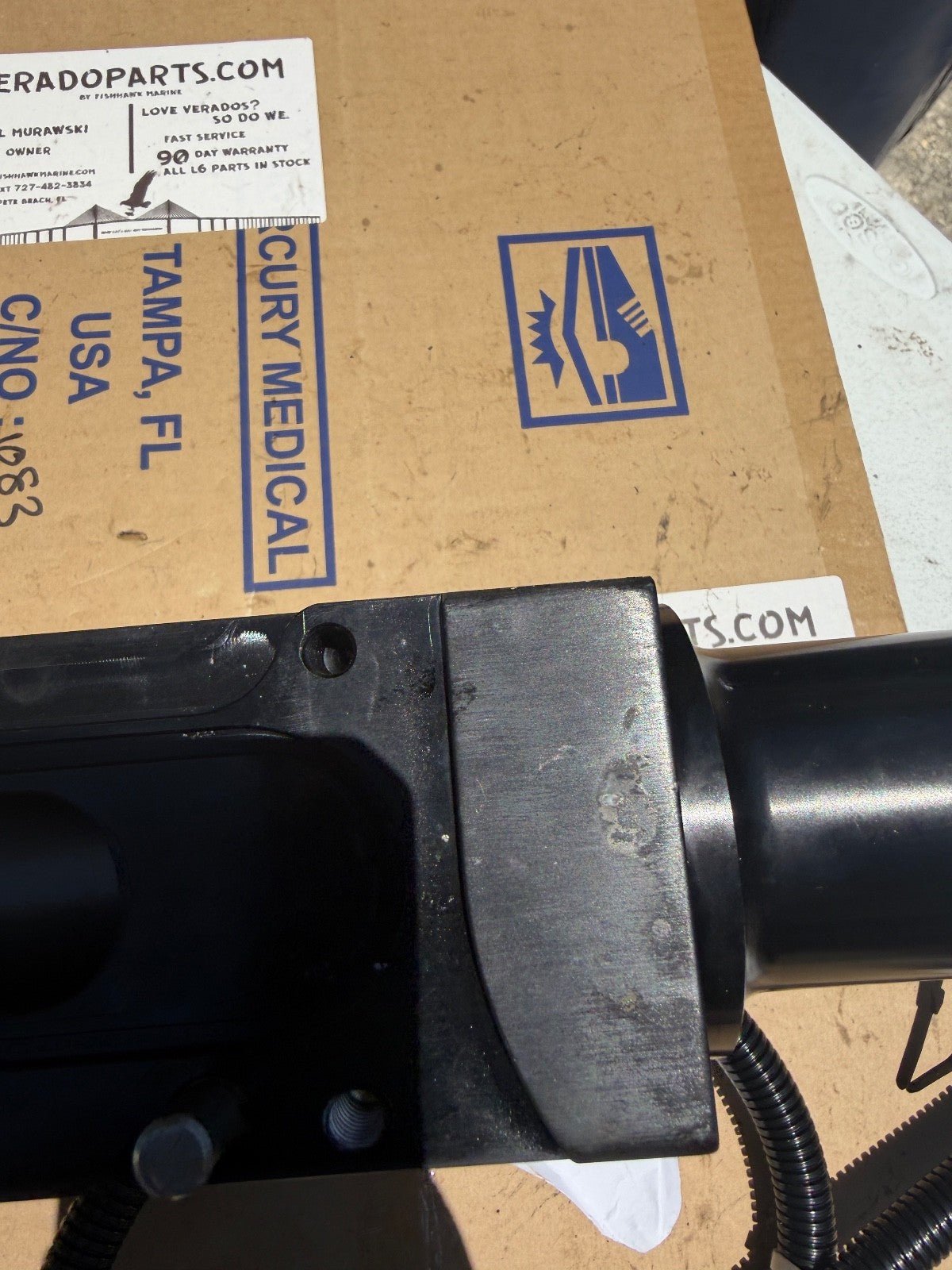 Mercury Verado Electric Steering Actuator 8M0116808 JPO Joystick 8M0116807 - Fishhawk MarineeBay Motors:Parts & Accessories:Boat Parts:Controls & Steering