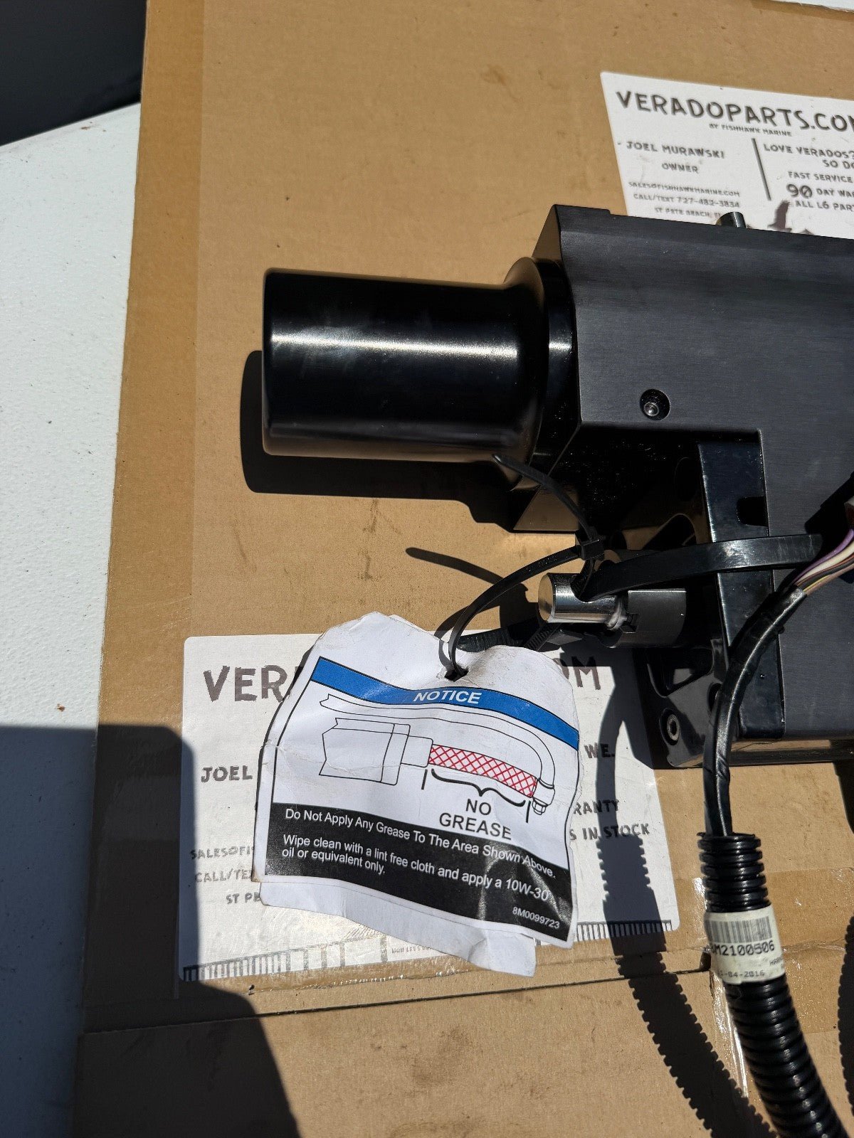 Mercury Verado Electric Steering Actuator 8M0116808 JPO Joystick 8M0116807 - Fishhawk MarineeBay Motors:Parts & Accessories:Boat Parts:Controls & Steering