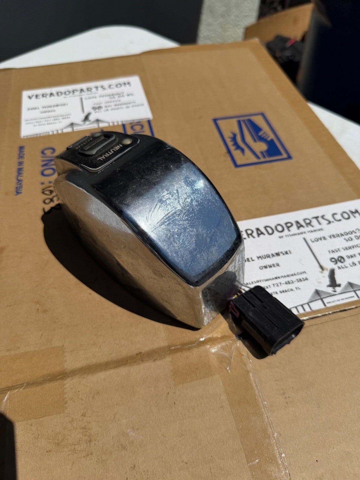 Mercury Verado Single Console Binnacle DTS Twin Shifter Controls - Fishhawk MarineeBay Motors:Parts & Accessories:Boat Parts:Other