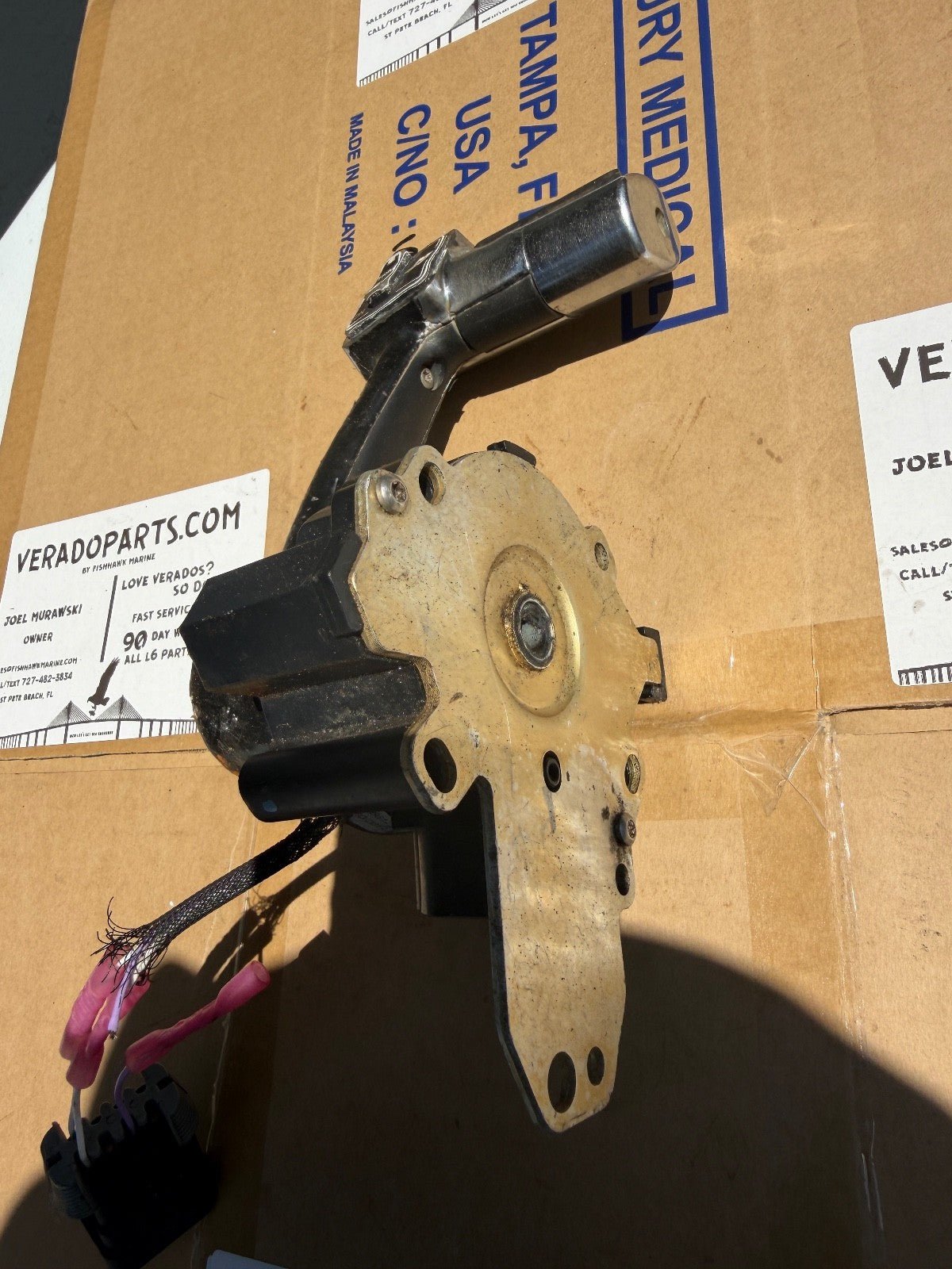Mercury Verado Single Console Binnacle DTS Twin Shifter Controls - Fishhawk MarineeBay Motors:Parts & Accessories:Boat Parts:Other