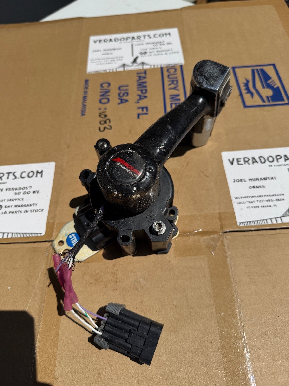 Mercury Verado Single Console Binnacle DTS Twin Shifter Controls - Fishhawk MarineeBay Motors:Parts & Accessories:Boat Parts:Other