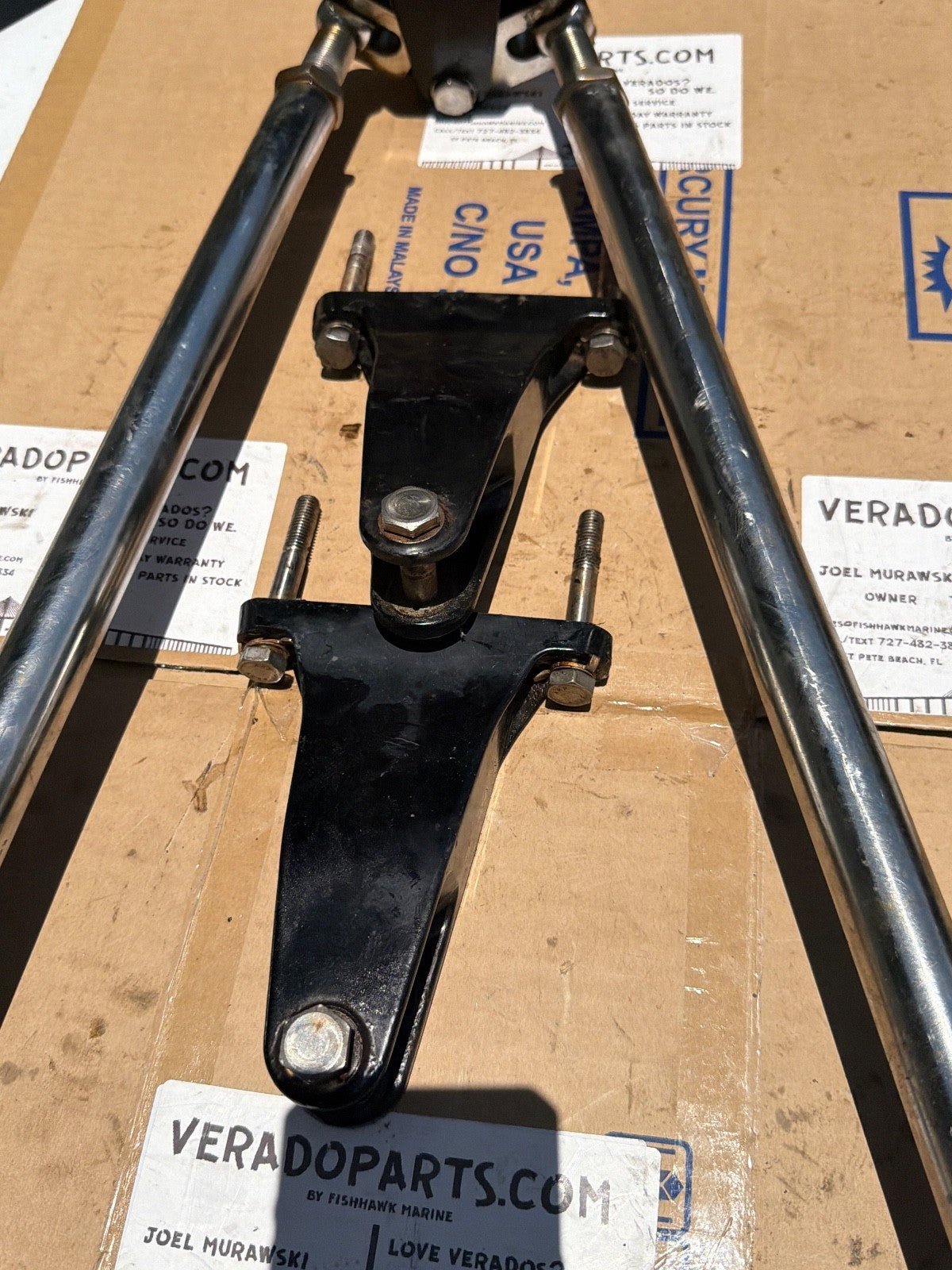 Mercury Verado TRIPLE Tie Bar Mount for Verado L6 225, 250, 275, 300, 350, 400 - Fishhawk MarineeBay Motors:Parts & Accessories:Boat Parts:Outboard Engines & Components:Complete Outboard Engines