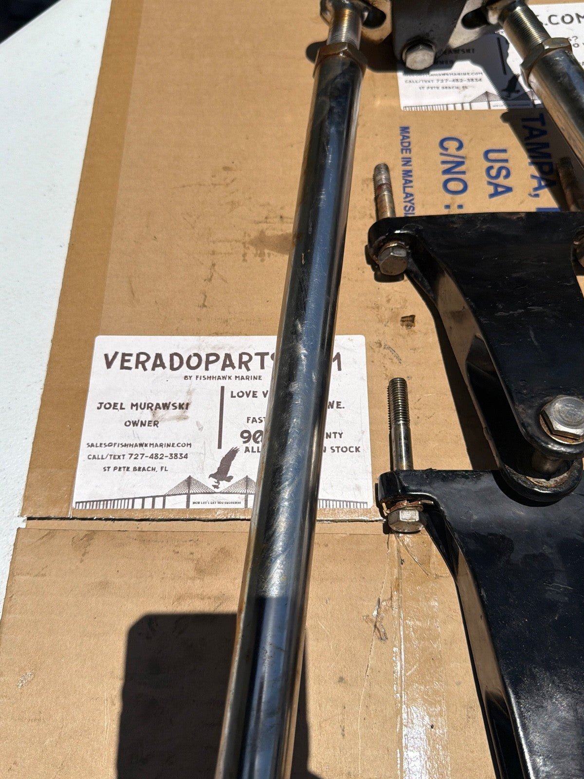 Mercury Verado TRIPLE Tie Bar Mount for Verado L6 225, 250, 275, 300, 350, 400 - Fishhawk MarineeBay Motors:Parts & Accessories:Boat Parts:Outboard Engines & Components:Complete Outboard Engines