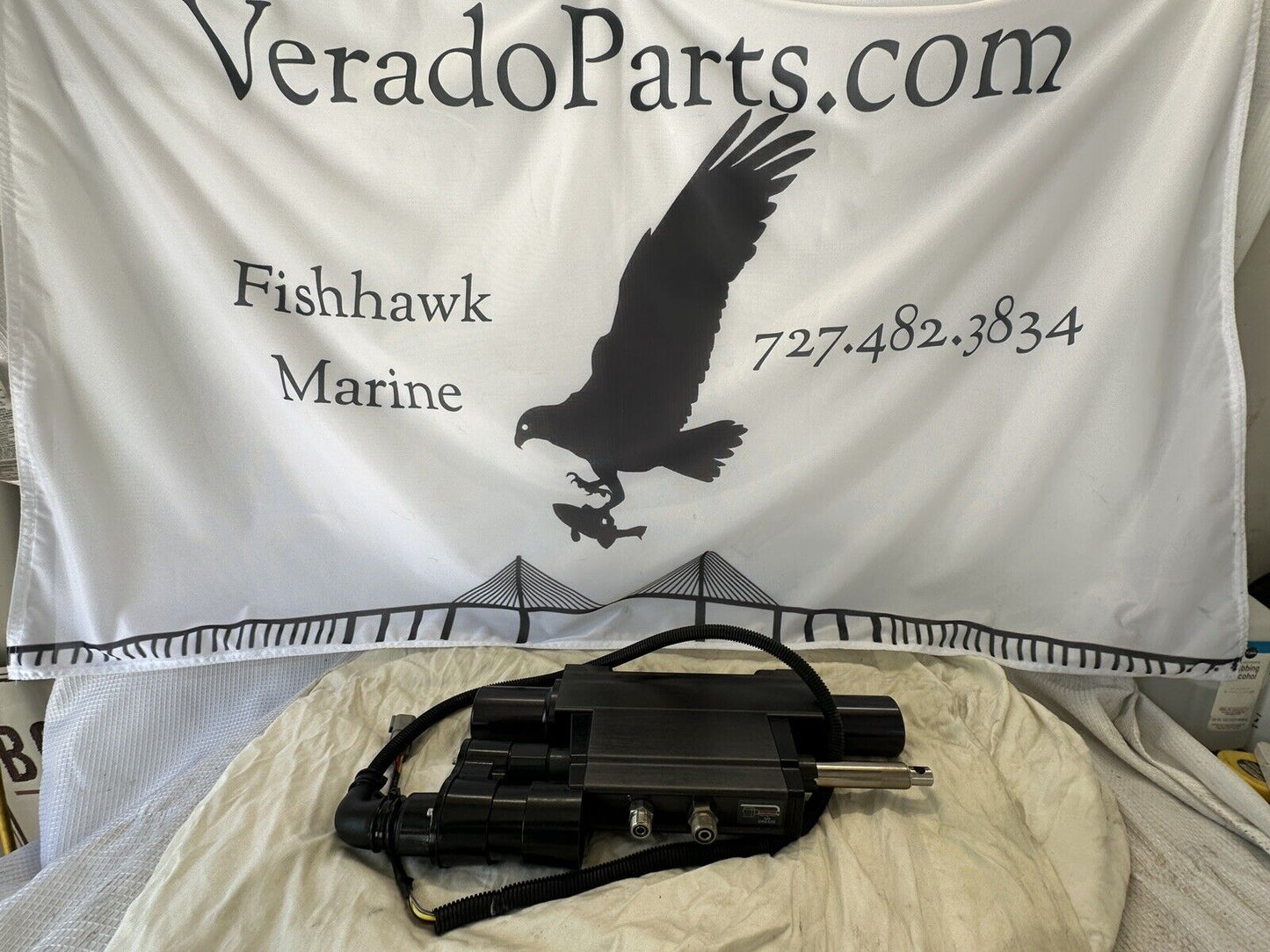 MERCURY VERADY JPO STEERING ACTUATOR PARKER 649271 SAE J1171 8M0109149 - Fishhawk MarineeBay Motors:Parts & Accessories:Boat Parts:Controls & Steering