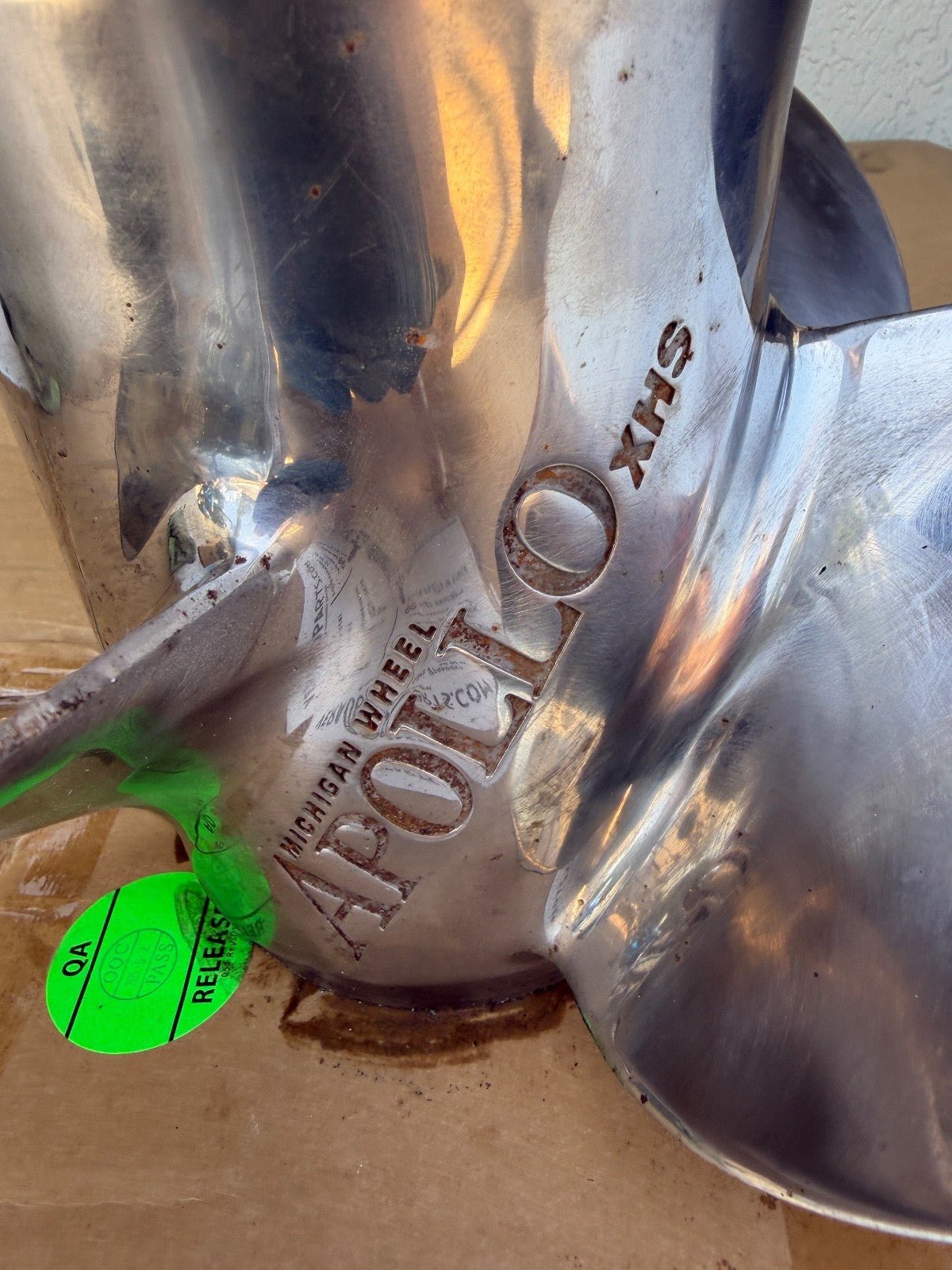 MICHIGAN WHEEL APOLLO XHS 14 1/8 X 20 STAINLESS PROPELLER 993205 - Fishhawk MarineeBay Motors:Parts & Accessories:Boat Parts:Propellers