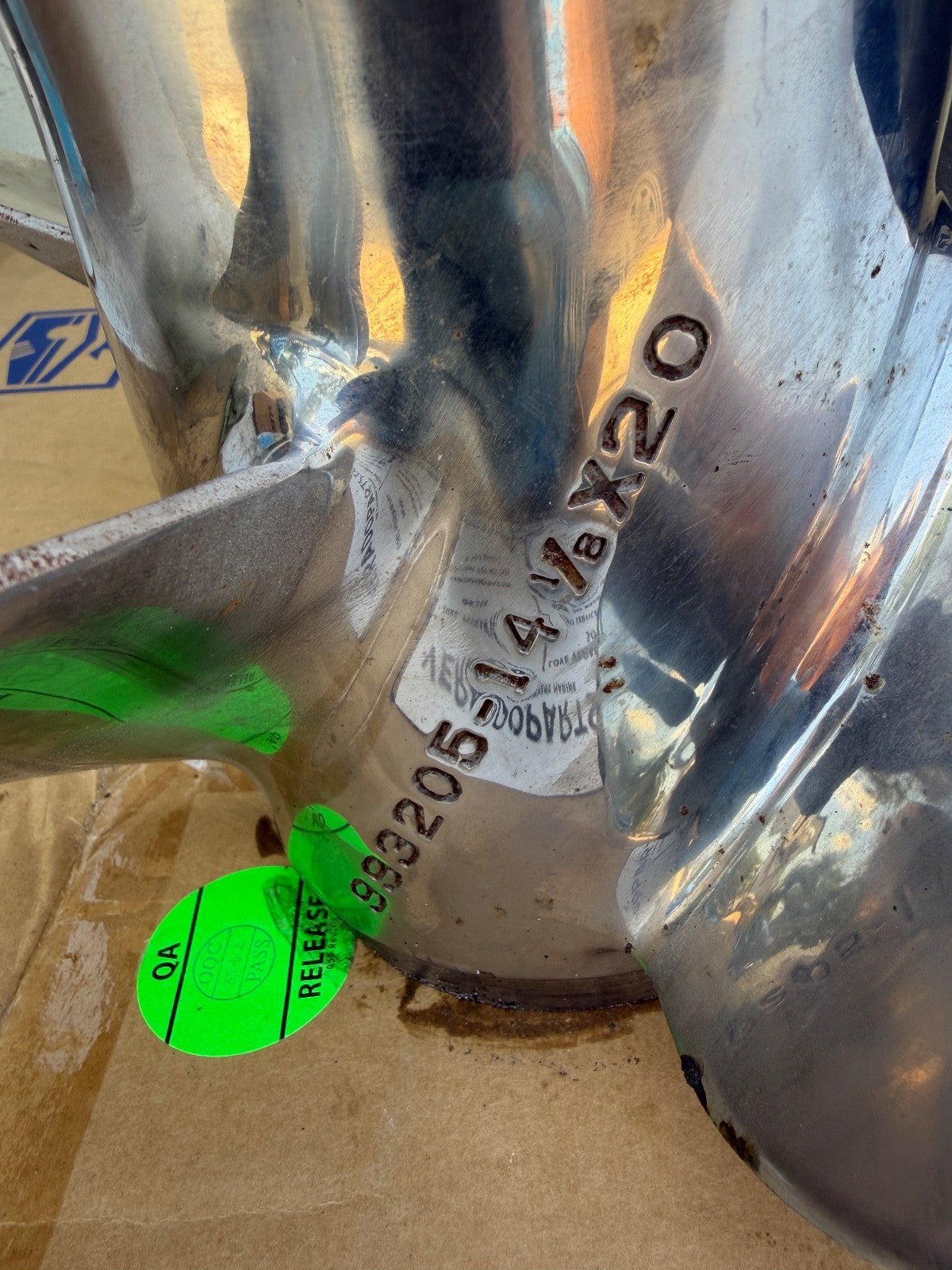 MICHIGAN WHEEL APOLLO XHS 14 1/8 X 20 STAINLESS PROPELLER 993205 - Fishhawk MarineeBay Motors:Parts & Accessories:Boat Parts:Propellers