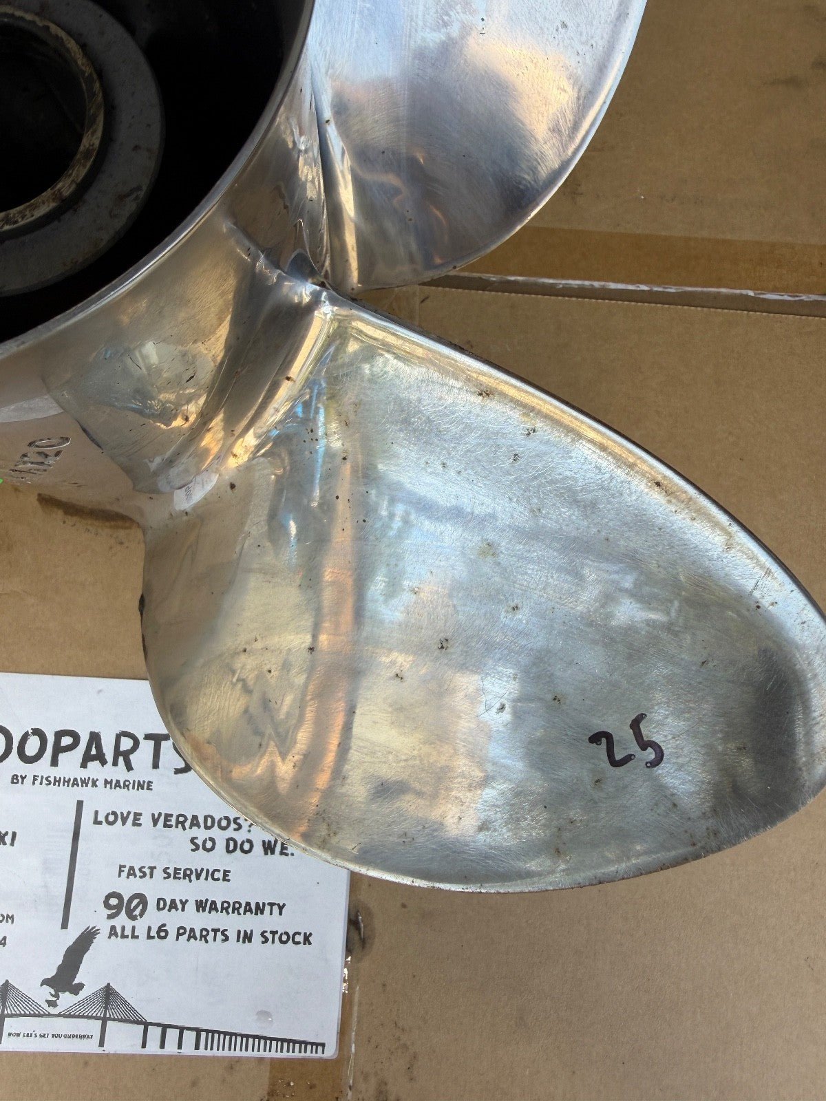 MICHIGAN WHEEL APOLLO XHS 14 1/8 X 20 STAINLESS PROPELLER 993205 - Fishhawk MarineeBay Motors:Parts & Accessories:Boat Parts:Propellers