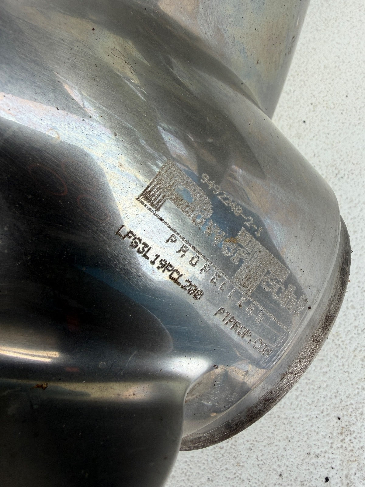 PowerTech LFS3 Boat Propeller LFS3L19PCL200 LH 16 x 19P similar to ECO ENERTIA - Fishhawk MarineeBay Motors:Parts & Accessories:Boat Parts:Propellers