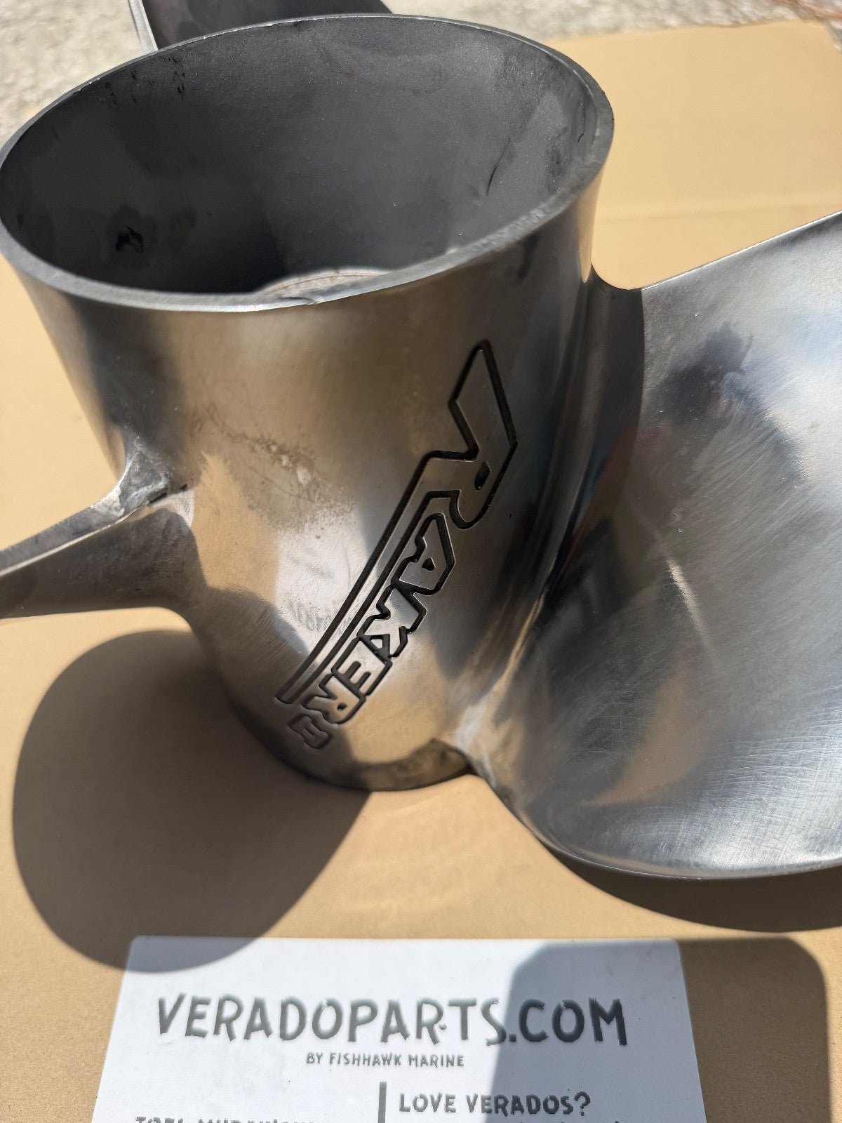 Raker II 3 blade stainless steel no hub RH Rotation Boat Prop. 177266 Propeller - Fishhawk MarineeBay Motors:Parts & Accessories:Boat Parts:Propellers
