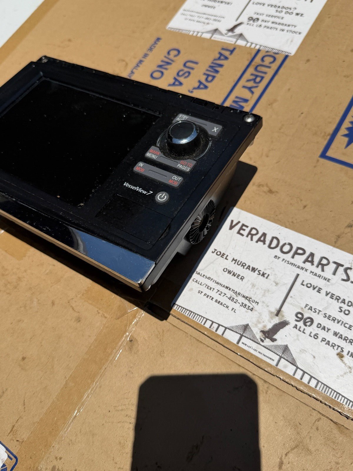 Simrad / Mercury Vessel View 7 (First Gen) Multifunction Engine Monitor Display - Fishhawk MarineeBay Motors:Parts & Accessories:Boat Parts:Electronics & Navigation:Other Electronics & Navigation