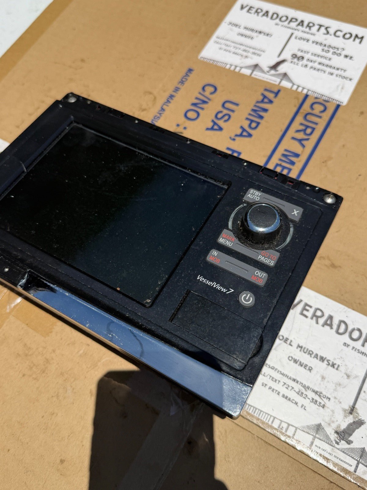 Simrad / Mercury Vessel View 7 (First Gen) Multifunction Engine Monitor Display - Fishhawk MarineeBay Motors:Parts & Accessories:Boat Parts:Electronics & Navigation:Other Electronics & Navigation
