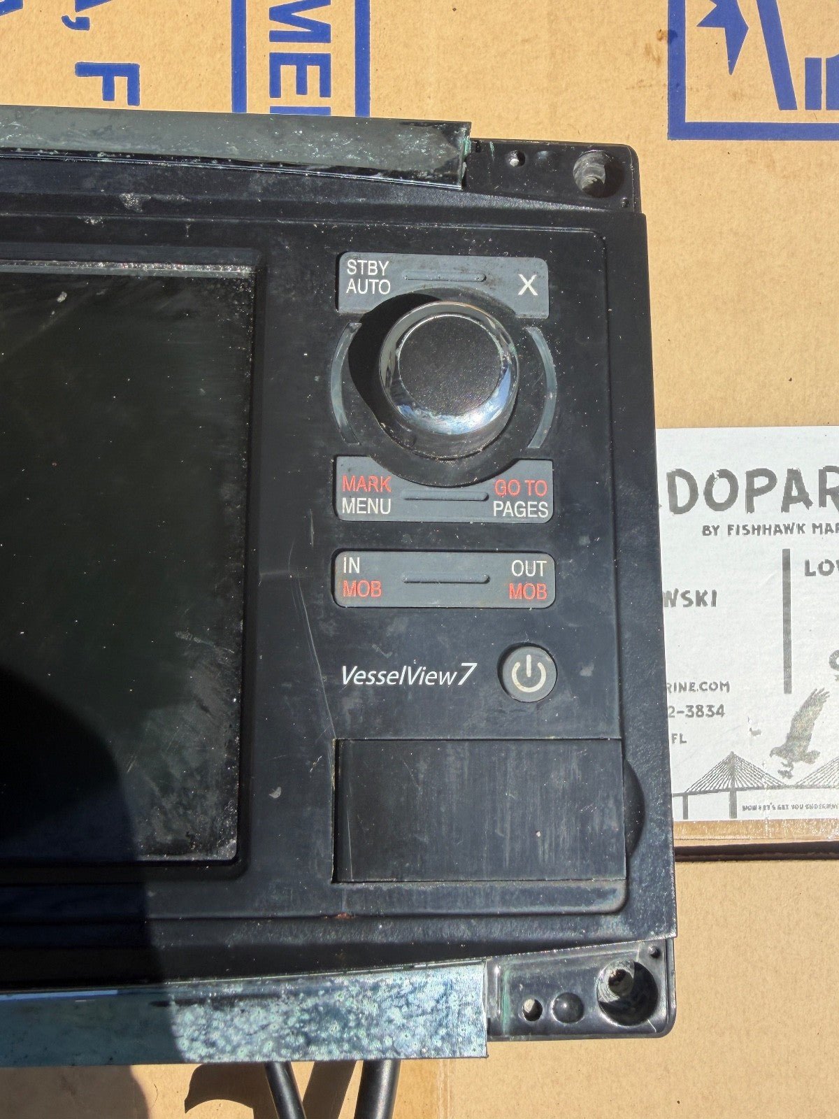 Simrad / Mercury Vessel View 7 (First Gen) Multifunction Engine Monitor Display - Fishhawk MarineeBay Motors:Parts & Accessories:Boat Parts:Electronics & Navigation:Other Electronics & Navigation