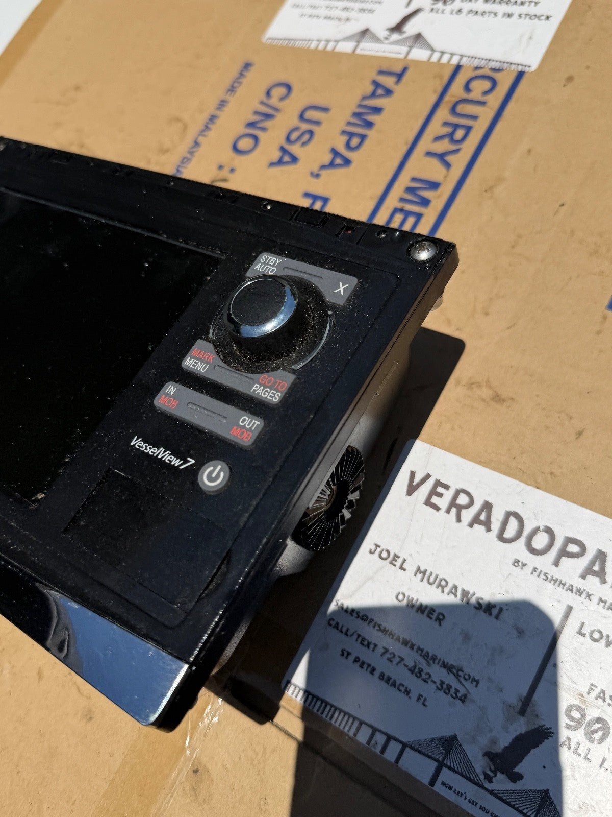 Simrad / Mercury Vessel View 7 (First Gen) Multifunction Engine Monitor Display - Fishhawk MarineeBay Motors:Parts & Accessories:Boat Parts:Electronics & Navigation:Other Electronics & Navigation