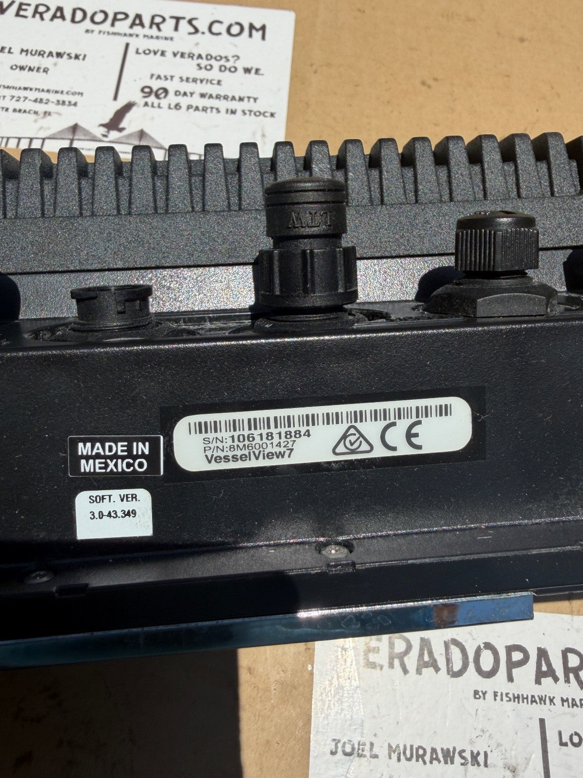 Simrad / Mercury Vessel View 7 (First Gen) Multifunction Engine Monitor Display - Fishhawk MarineeBay Motors:Parts & Accessories:Boat Parts:Electronics & Navigation:Other Electronics & Navigation
