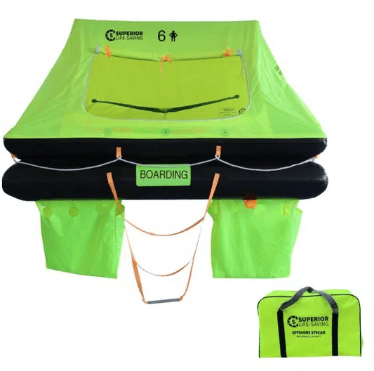 Superior Life Saving Coastal Surge Offshore Raft 6 Person Emergency Inflatable - Fishhawk MarineeBay Motors:Parts & Accessories:Boat Parts:Accessories & Gear:Safety Gear & Devices