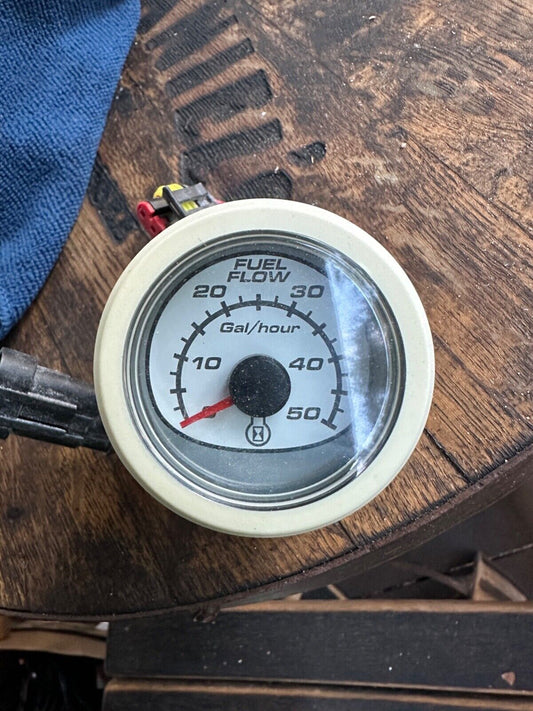 Mercury SC100 System Link Fuel Flow Gauge All White – 79-879912K11 30 Day Warr - Fishhawk MarineeBay Motors:Parts & Accessories:Boat Parts:Outboard Engines & Components:Electrical Systems