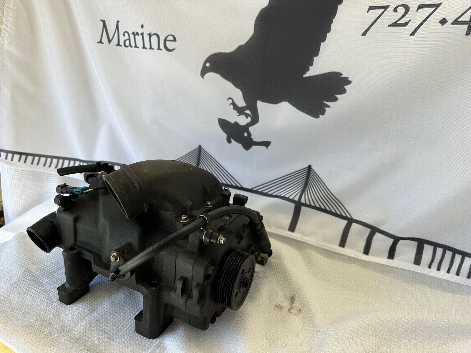 Mercury Verado 350 400r Supercharger 8M0102453 350 400 **30 Day Warranty** - Fishhawk MarineeBay Motors:Parts & Accessories:Boat Parts:Outboard Engines & Components:Powerhead Components